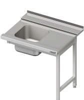 Mesa de alimentación en 2xlegs 1xbasin 900x750x880...