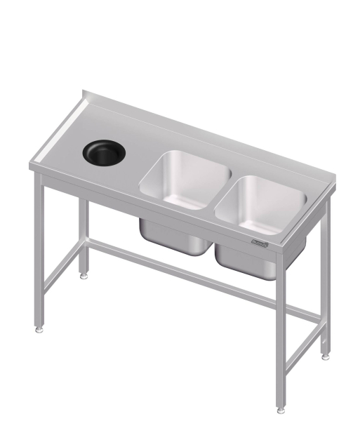Spültisch Abfallloch 1500x600x850 1xBecken LX AFK