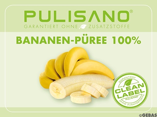 Purée de fruits banane 100%.