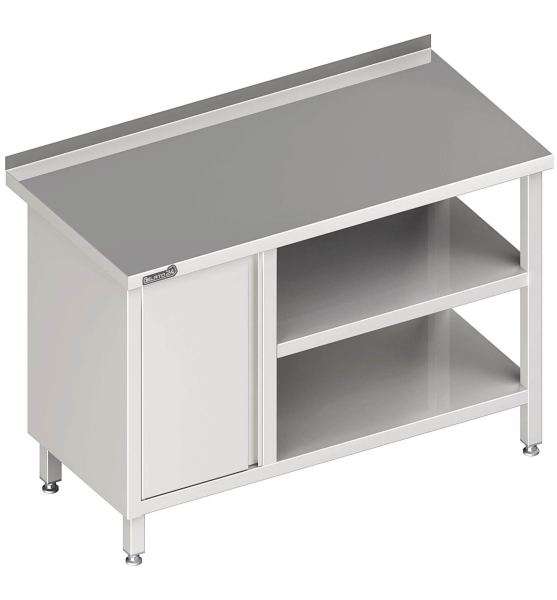 Mesa de trabalho com prateleira intermédia 2600x600x850 LX AFK