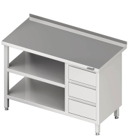 Table de travail avec étagère 1900x700x850...