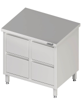 Drawer cabinet 2x2 drawers 840x600x850
