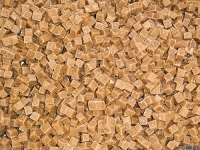 Decoración de trozos de caramelo toffee