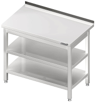 Mesa de trabalho com prateleira intermédia...