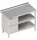 Mesa de trabajo con estante intermedio 1600x700x850 2xcajones LX