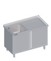 Lavabo con puerta batiente 1400x600x850 1xlavabo LX AFK