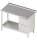 Worktable with intermediate shelf 2000x700x850 2xdrawers RX