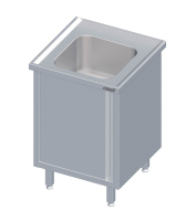 Sink cabinet with hinged door 1000x600x850 1xbasin RX AFK