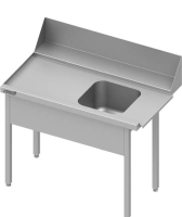 Tavolo di alimentazione 1xlavandino 1100x750x880 LX...