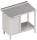 Mesa de trabalho com prateleira intermédia 1400x700x850 LX AFK