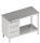Mesa de trabalho com prateleira intermédia 2800x700x850 3xgavetas LX