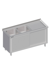 Wastafelonderbouw met schuifdeuren 1800x700x850...