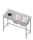 Lavello foro di scarico 1700x700x850 2xlavandino RX AFK