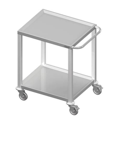 Transport trolley 2xshelves 800x500x850