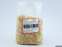 Dekor Nonpareille-Kügelchen bunt  „azo free“  1 Kg-Btl